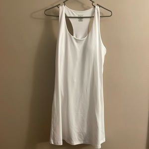 Tek Gear White Tennis Dress with Built in Short and Pockets NWOT